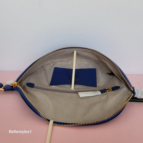 KATE SPADE Belt Bag Gramercy Medium Pebbled Leather – Blueberry color🎈⭐ - Picture 13 of 16